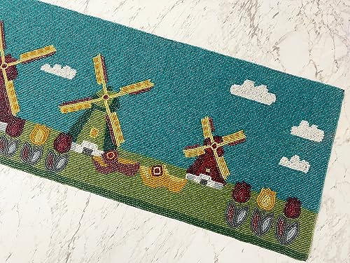 Beaded Table Runner 13x36 Multicolour H7q