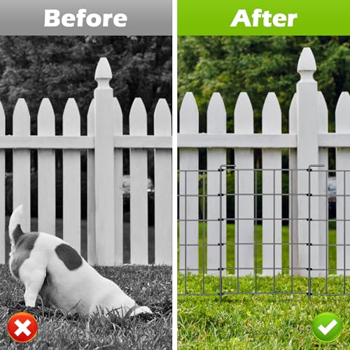 Decorative Garden Fence Panels 24in x 13ft Metal Border a7