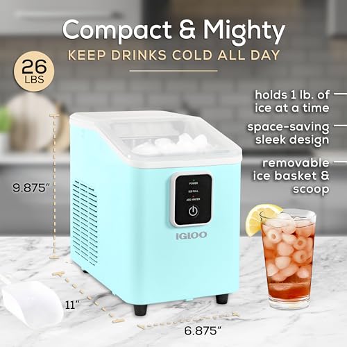 Electric Countertop Ice Maker Machine Portable 33lbs 24h Stainless Steel A7