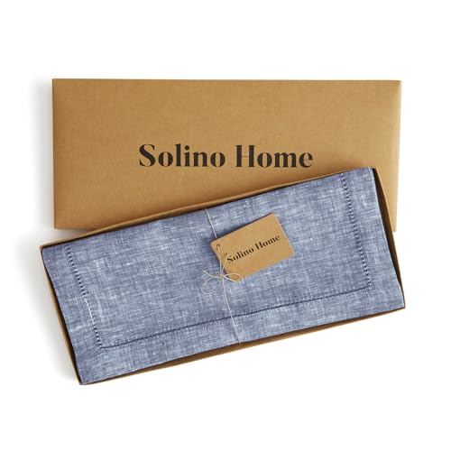 Linen Chambray Table Runner 120 Inches x7