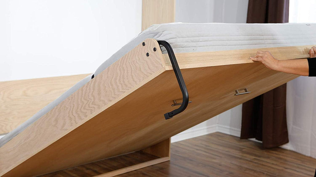 Queen Size Murphy Bed Hardware Kit DIY Wood Frame Folding Wall Bed 7k