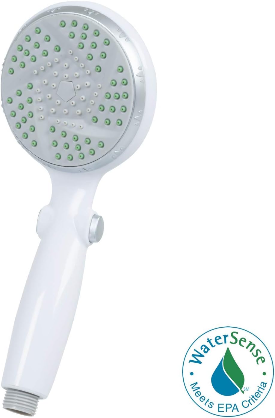 Handheld Shower Head with 84" Flexible Hose and Pause Function White k7