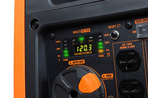Portable Inverter Generator 6800W Dual Fuel Electric Start A7