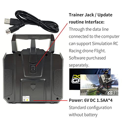 RC Transmitter Controller 10CH 2.4GHz with Receiver k7