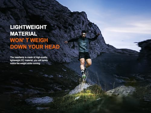 Rechargeable LED Trail Running Headlamp with USB Cable k7