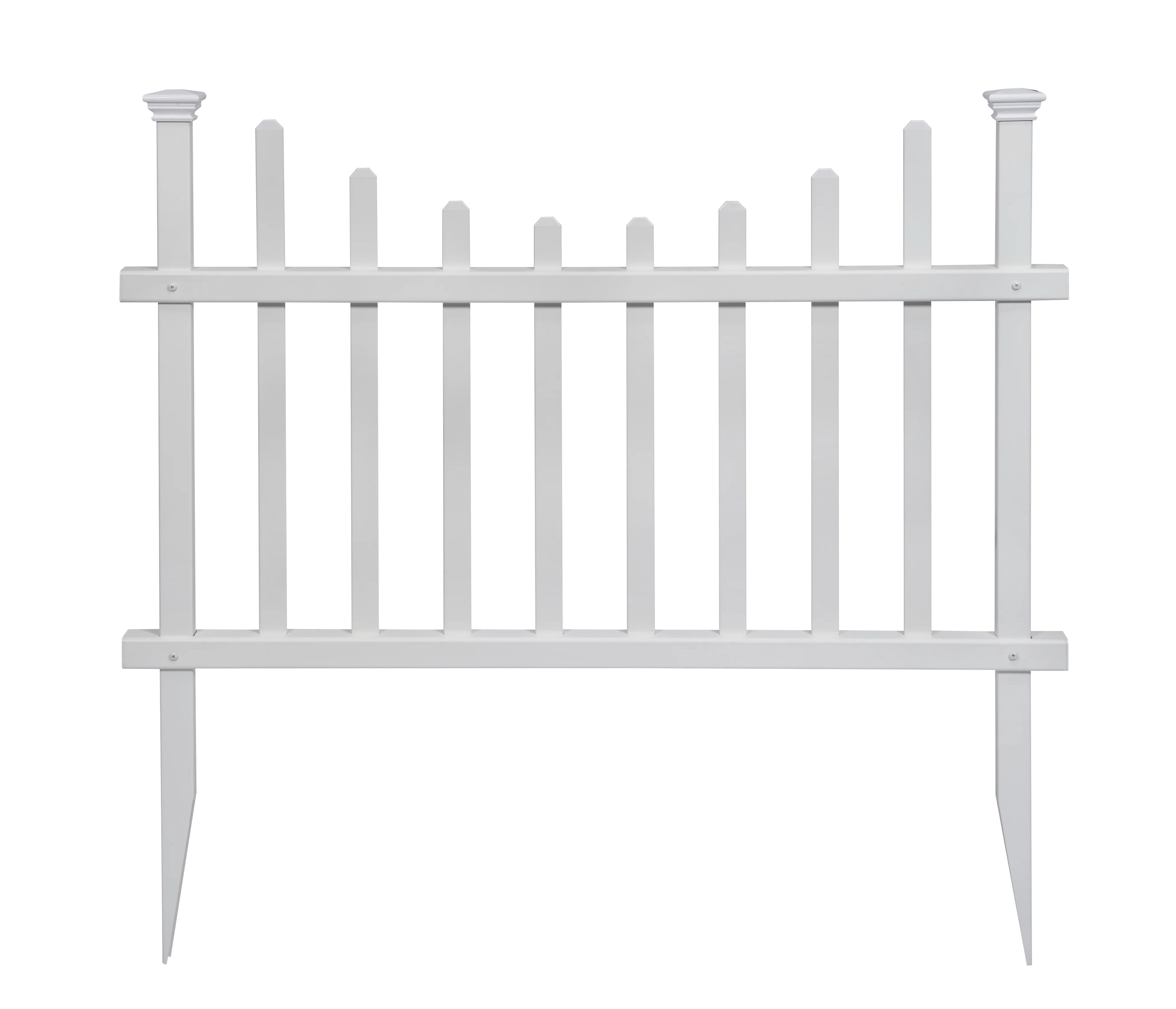 Vinyl Picket Fence Kit 2 Pack 30in H x 42in W k7