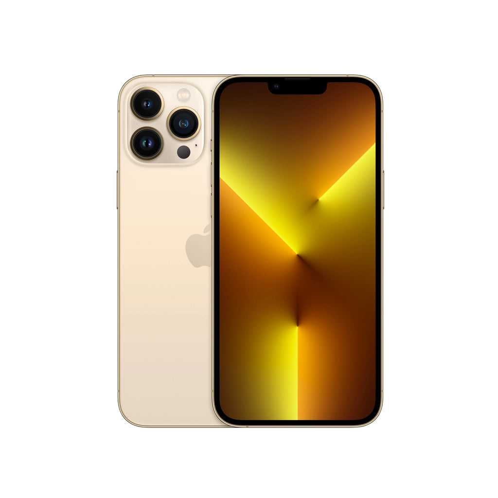 Straight Talk Apple iPhone 13 Pro Max, 128GB, Gold - Prepaid Smartphone [Locked to Straight Talk] - Radiant Selections