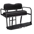 Gusto Club Car DS Golf Cart Rear Flip Seat Kit for 1982 and Up - Black