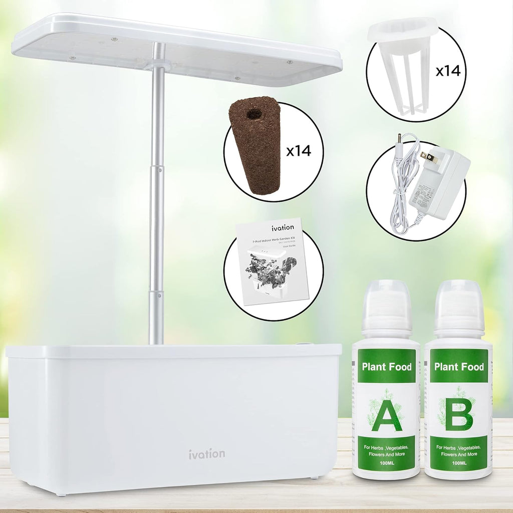 Hydroponics Growing System Kit with LED Grow Light k7