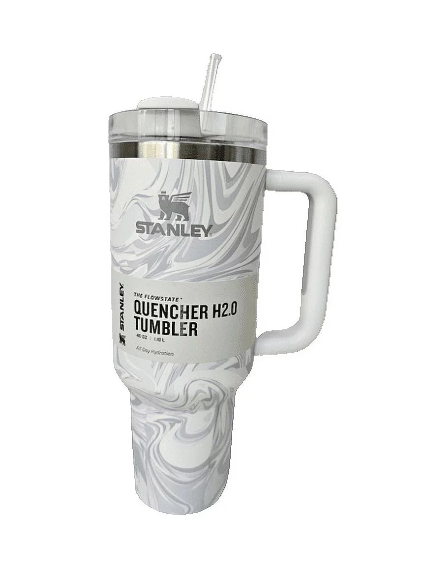 Stanley The Quencher H2.0 FlowState Tumbler Limited Edition Color | 40 OZ - Polar Swirl - Curated Treasures Market