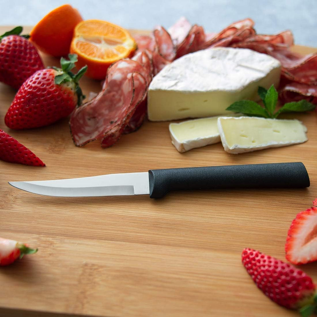 Paring Knife Set 3-Piece Stainless Steel Black Handle 2.5-3.25in a7