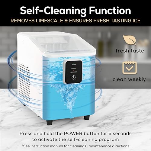 Electric Countertop Ice Maker Machine Portable 33lbs 24h Stainless Steel A7