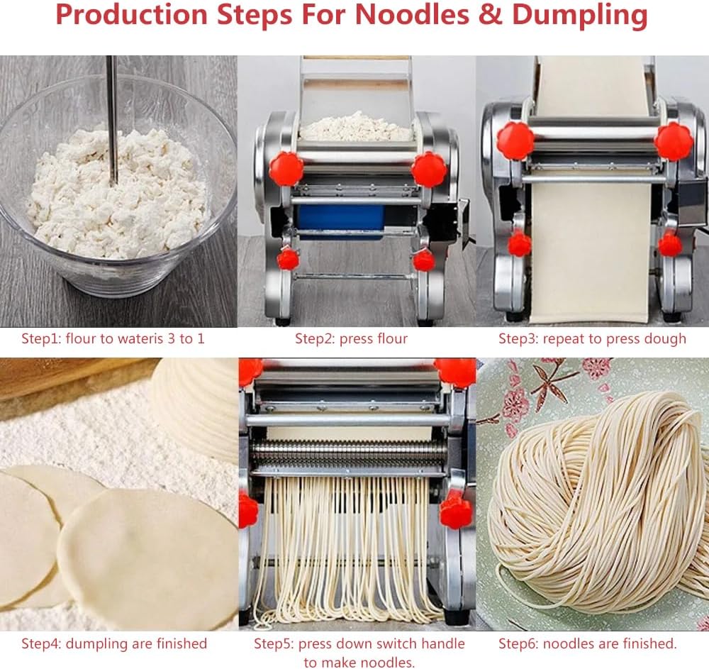 Pasta Maker 550W Stainless Steel Automatic Noodle Machine k7