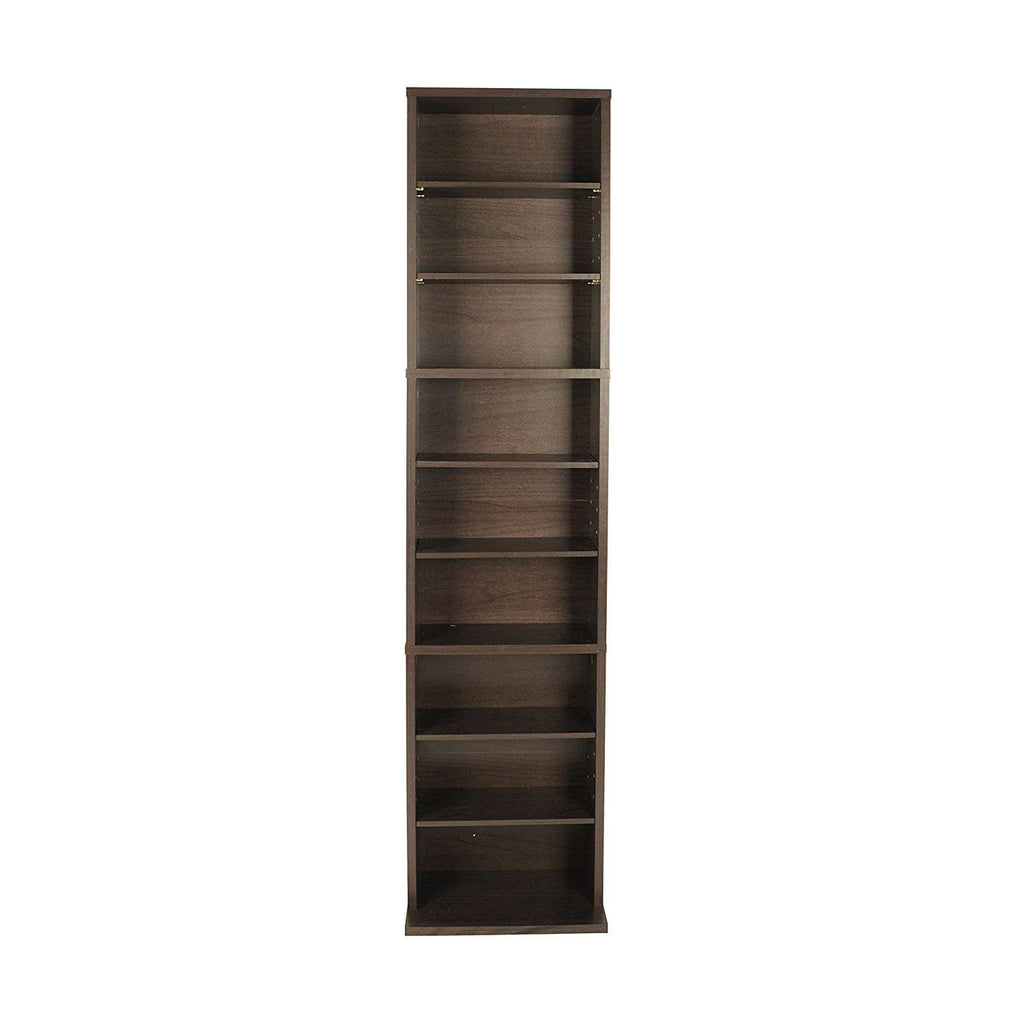 Multimedia Storage CD Organizer DVD Tower Rack Cabinet Movie Shelf Stand Media