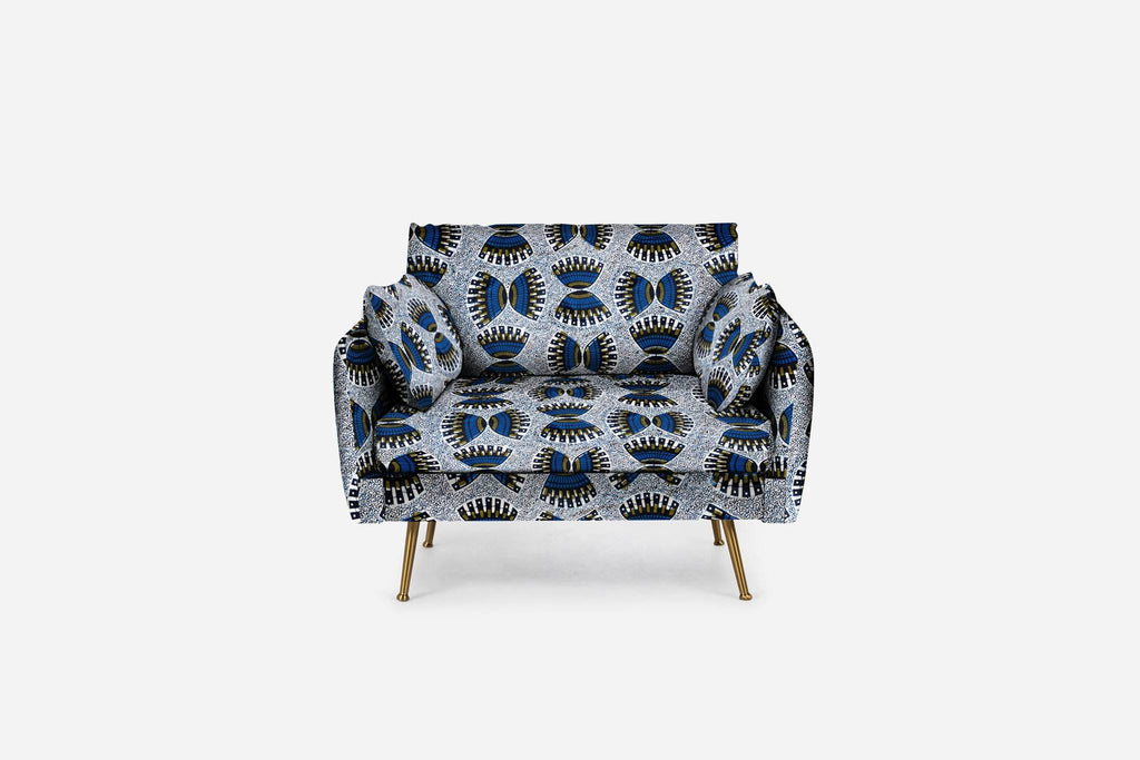 Modern Armchair Ankara Velvet Gold k7