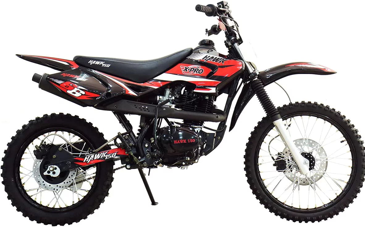 150cc Pit Dirt Bike 5-Speed Manual Kick Start 19/16 Wheels k7
