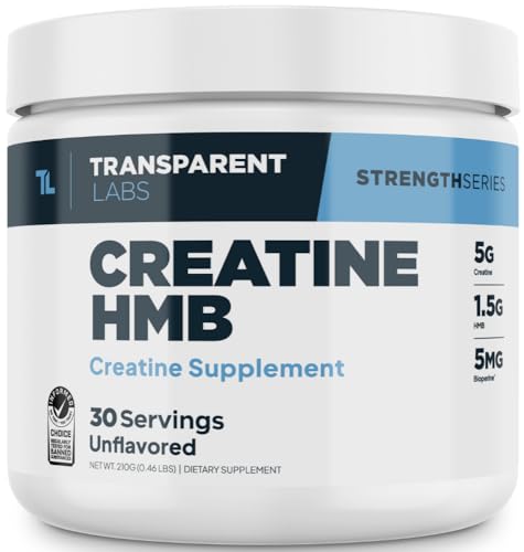 Creatine HMB Supplement, Tropical Punch & Unflavored x7