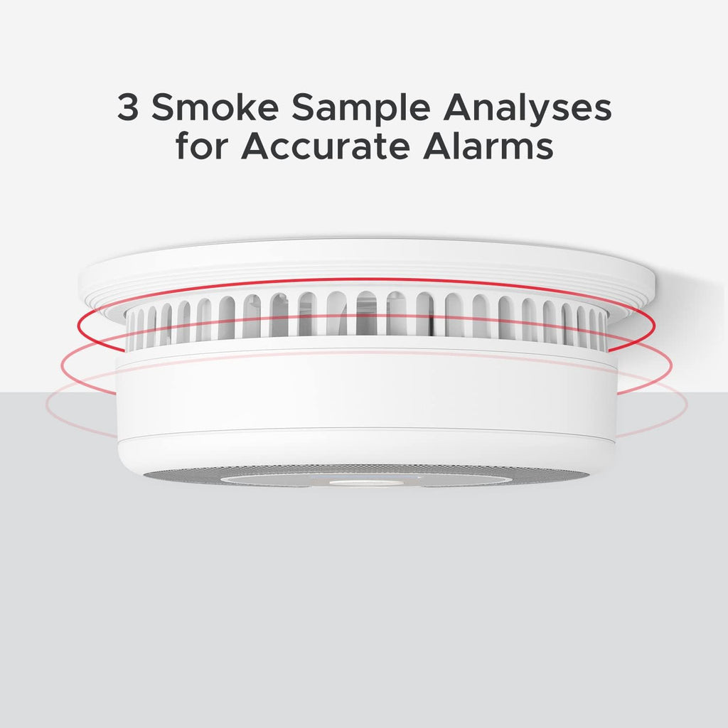 Smoke and CO Detector Alarm with LCD Display, 5-Pack k7