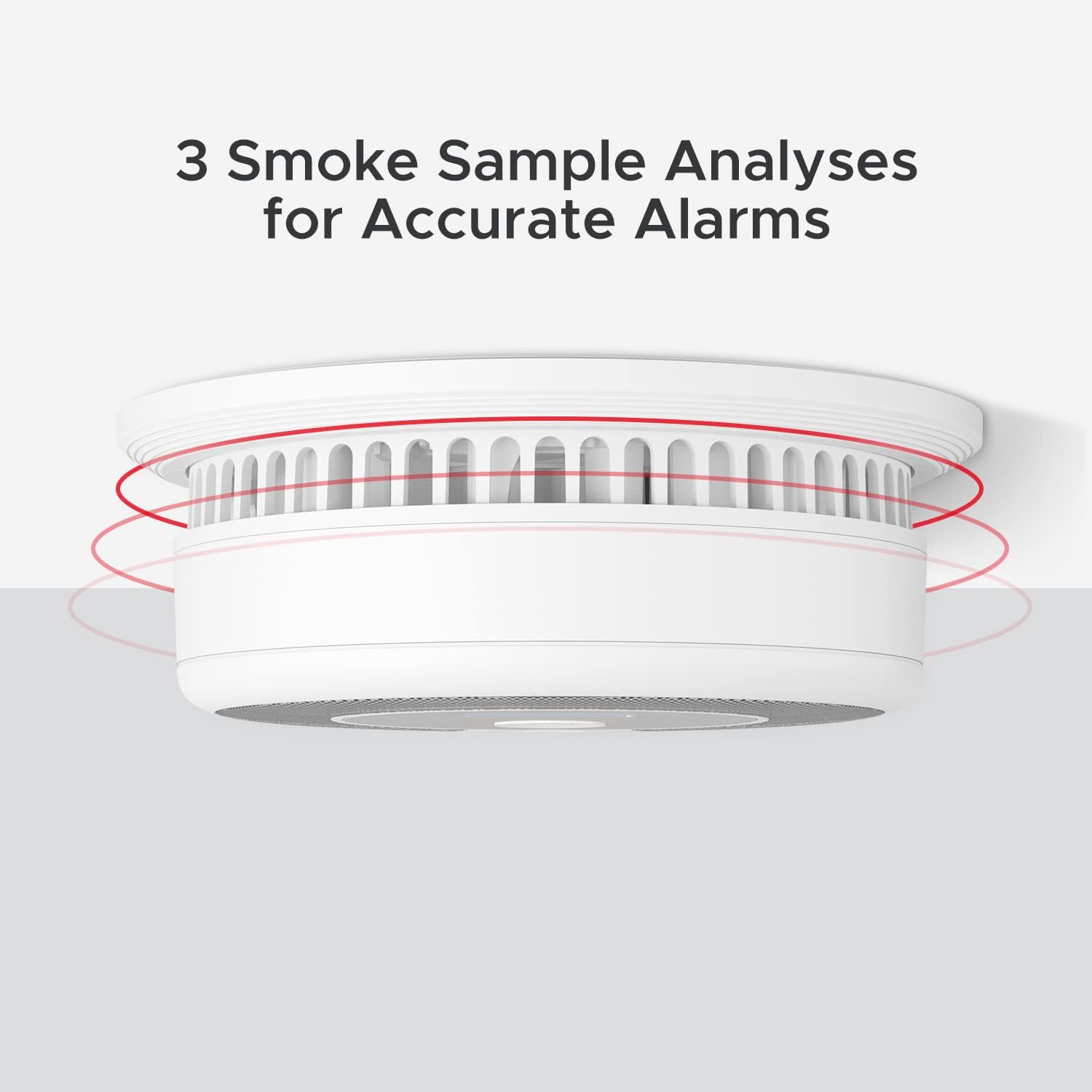 Smoke and CO Detector Alarm with LCD Display, 5-Pack k7