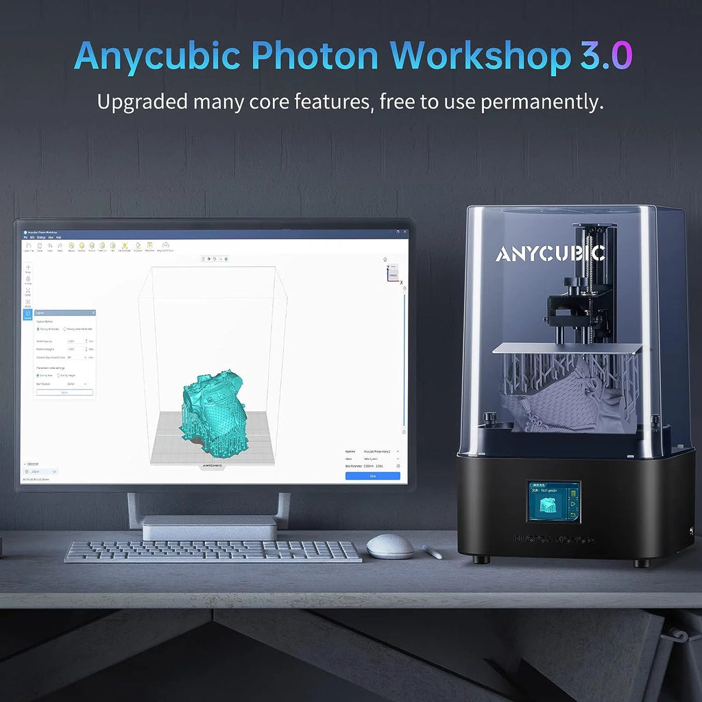 3D Printer with 5KG UV Resin k7