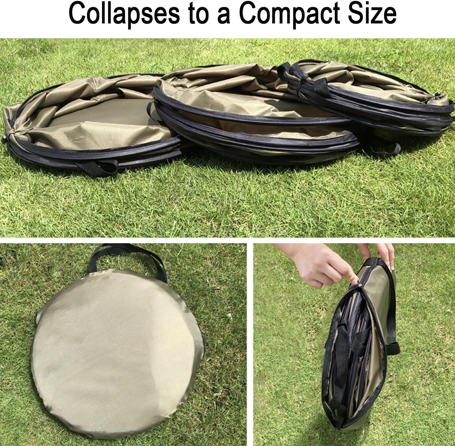Foldable Garden Leaf Bag 2 Pack 24 30 Gallon Pop-Up Reusable Yard Waste Bags a7