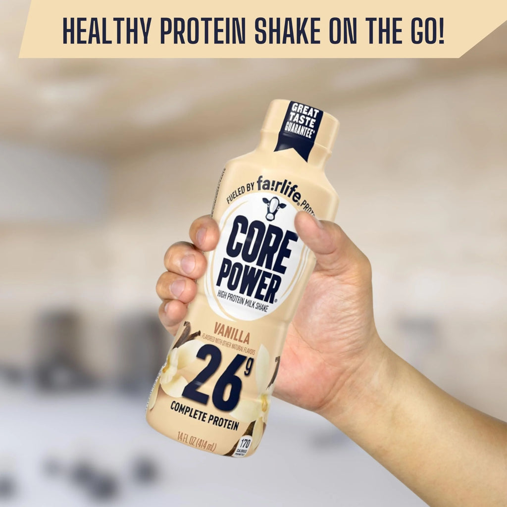 Vanilla Protein Shakes 14 Fl Oz Pack of 12 a7