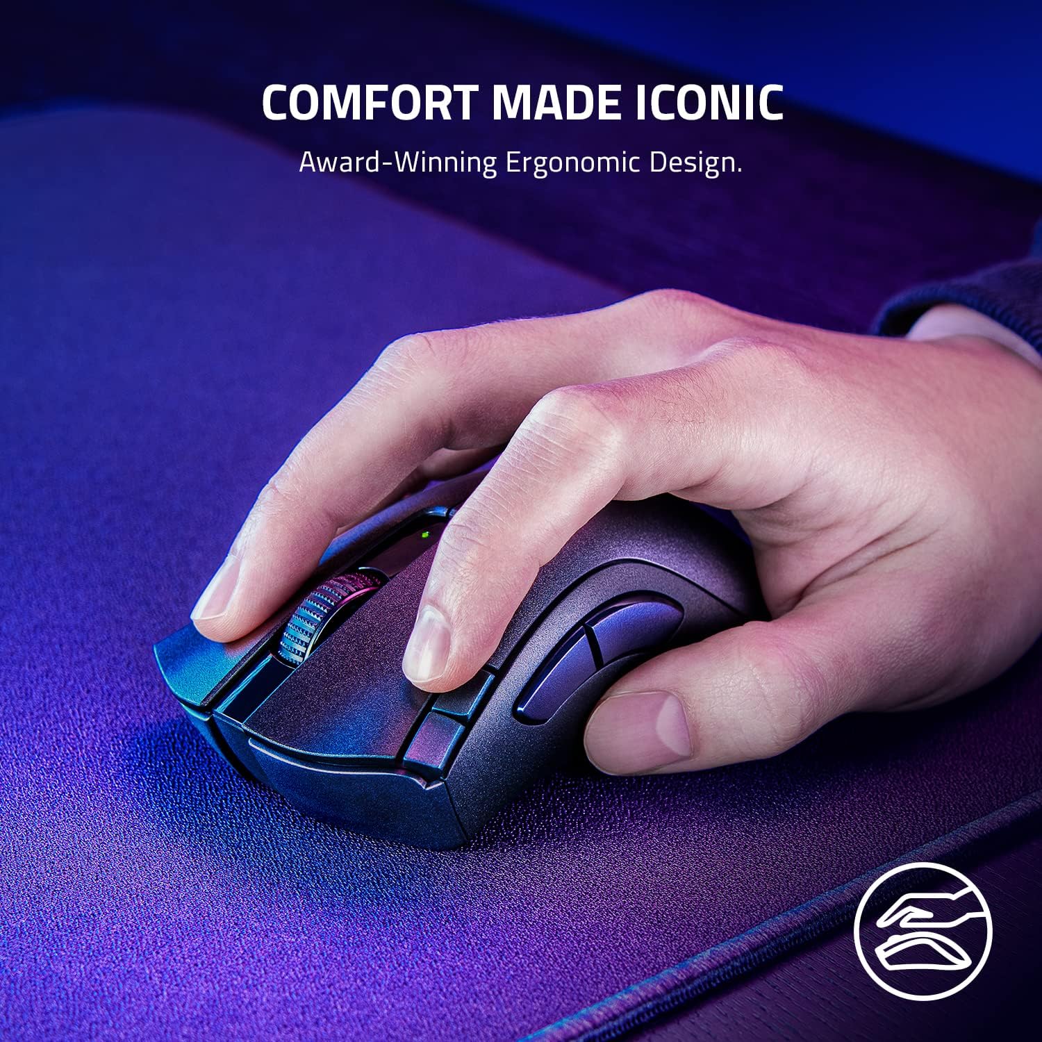 Wireless Ergonomic Gaming Mouse 7 Buttons 2-Pack k7