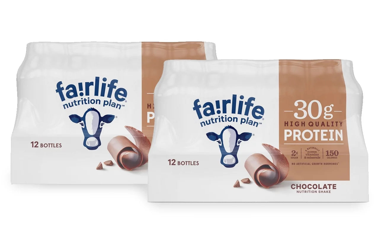Fairlife Nutrition Plan High Protein Chocolate Shake, (12 ct) - 2 Pack - Curated Treasures Market