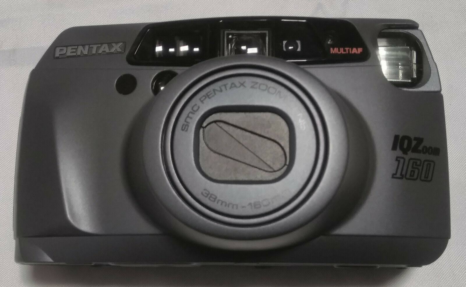 Pentax IQZoom 160 35mm Point u0026 Shoot Film Camera