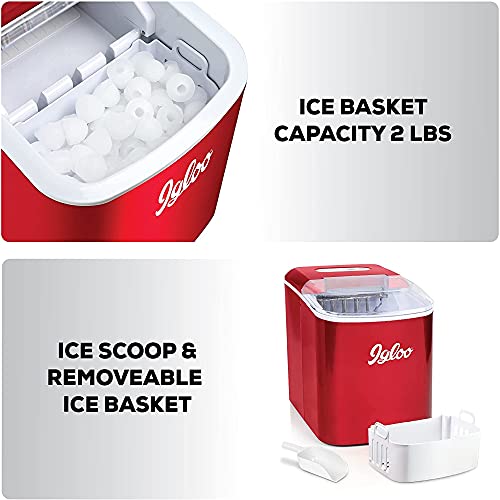 Electric Countertop Ice Maker Machine Portable 33lbs 24h Stainless Steel A7