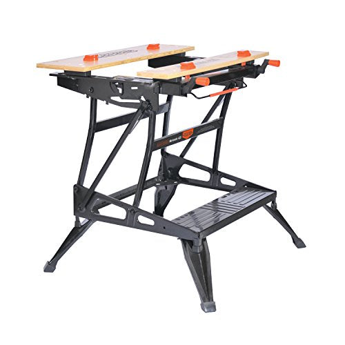Portable Folding Workbench with Clamps 7x