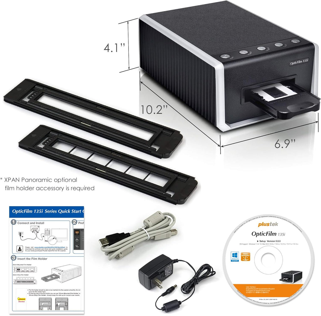 Automatic 35mm Film & Slide Scanner 7200dpi A7