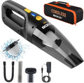 BOKIC Car Vacuum Cleaner Cordless, Cord-Free Handheld Vacuum Rechargeable, Portable High Power 8000Pa, Small Mini Handheld Detailing Cleaning Kit for Home Office