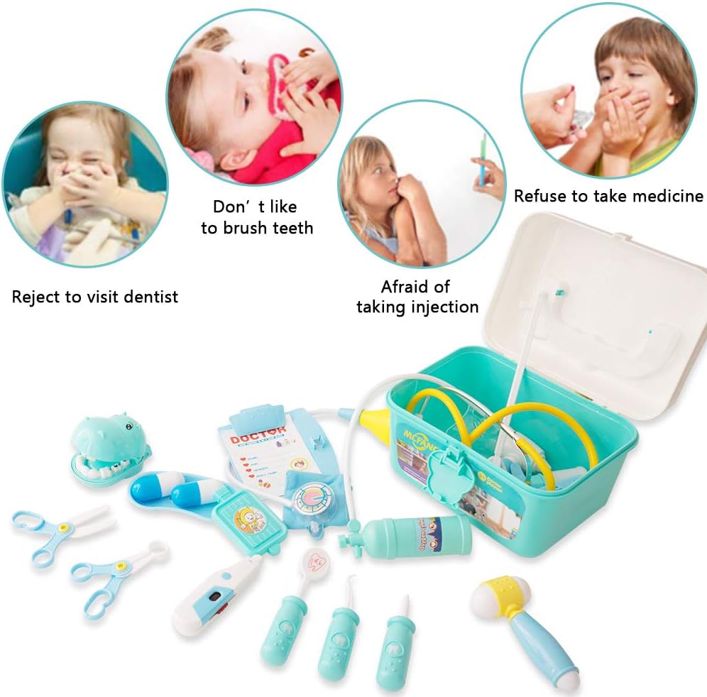 Toy Doctor Kit 48Pcs Pretend Play Medical Set for Kids 3+ a7
