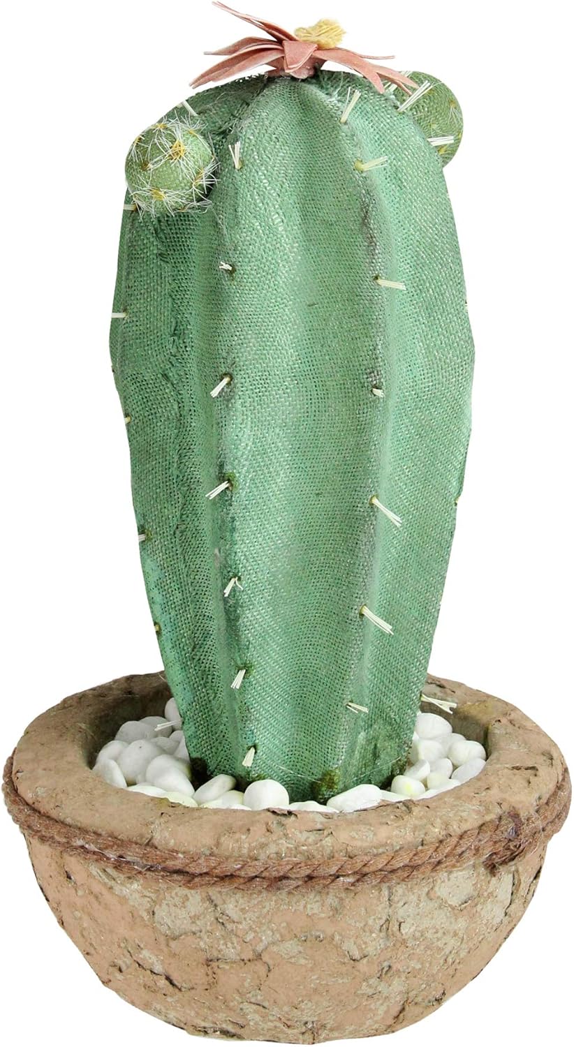 Potted Artificial Cactus Plant with Flowers 7k
