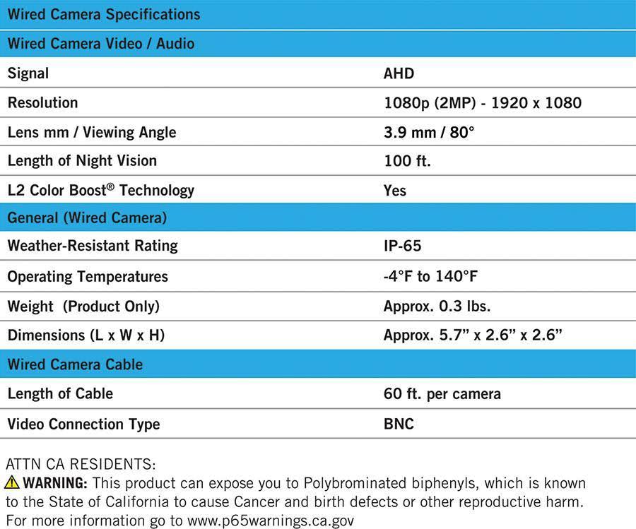 1080p HD Wired Cameras, 2 Pack, Black k7