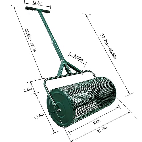 Garden Spreader with Metal Mesh Basket 24x17 Inch a7