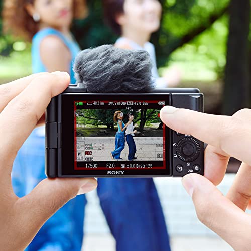 Vlog Camera for Content Creators Black k7