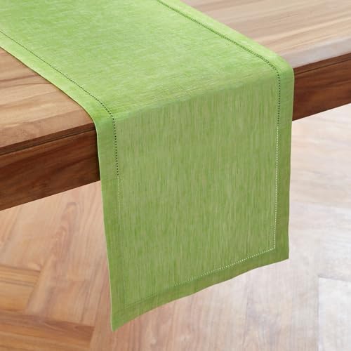 Linen Chambray Table Runner 120 Inches x7
