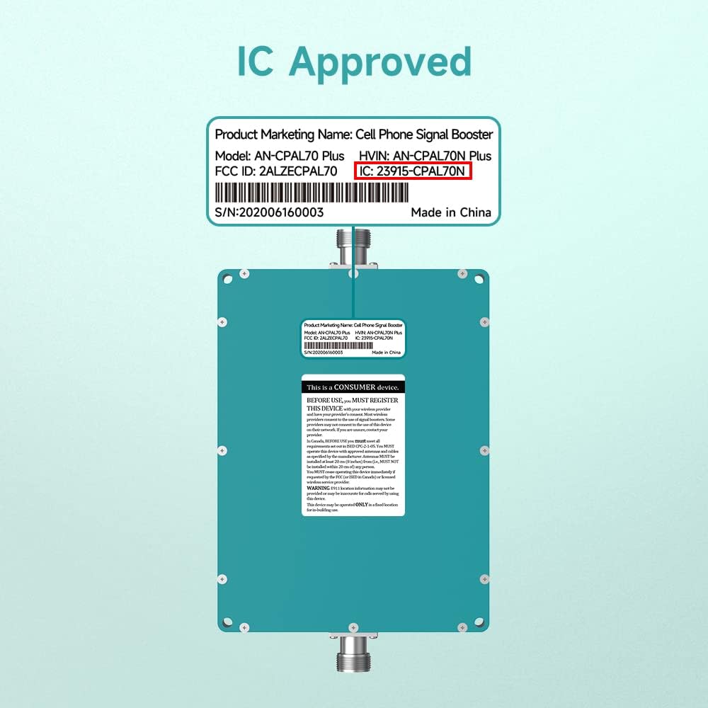 Cell Phone Signal Booster for Home Office 4G LTE 5G 4500 sq ft A7