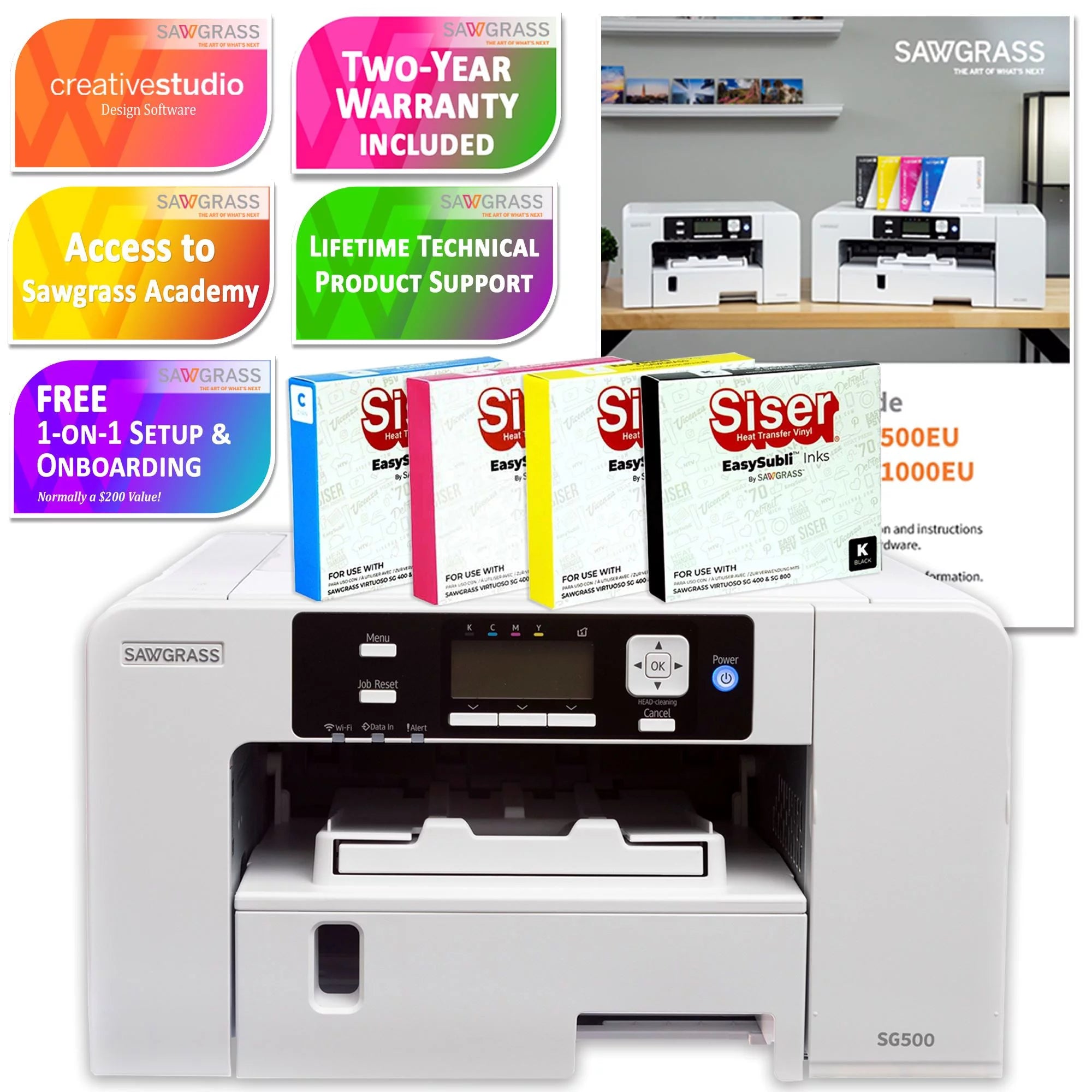 Sublimation Printer with Mug Press Bundle k7x