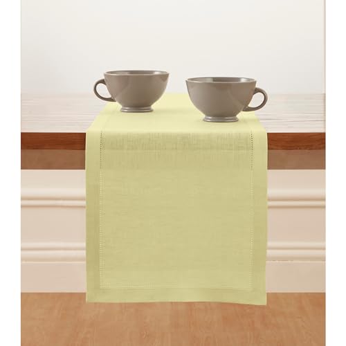 Linen Chambray Table Runner 120 Inches x7
