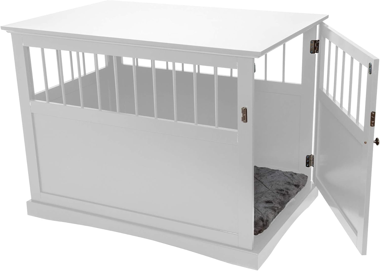 Dog Crate End Table White Large k7