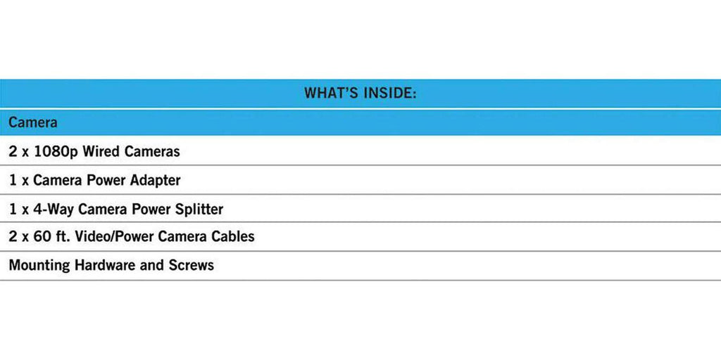 1080p HD Wired Cameras, 2 Pack, Black k7