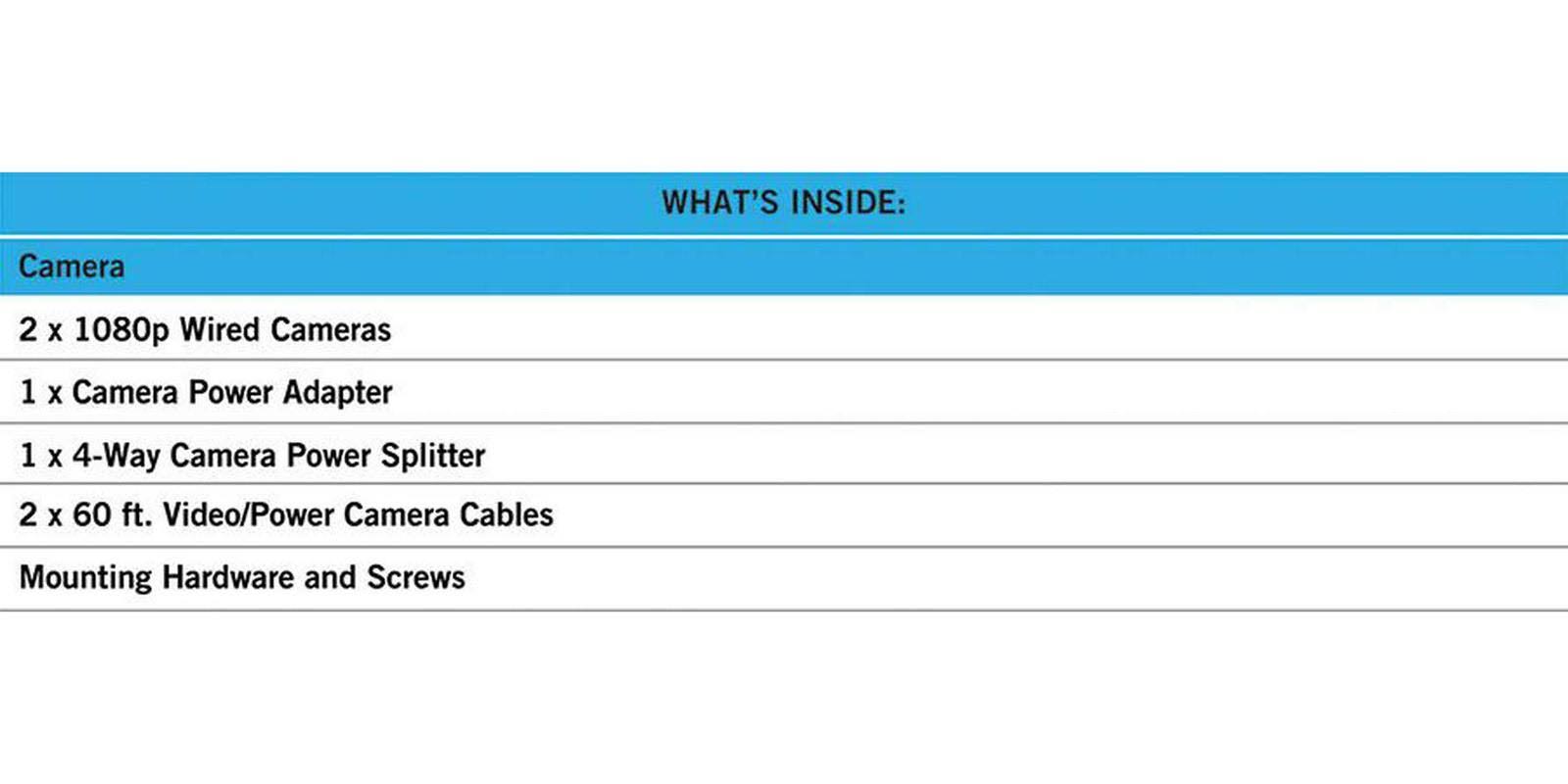 1080p HD Wired Cameras, 2 Pack, Black k7