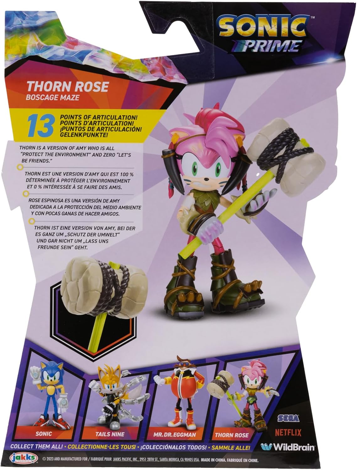 Sonic Prime 5" Thorn Rose Action Figure K7
