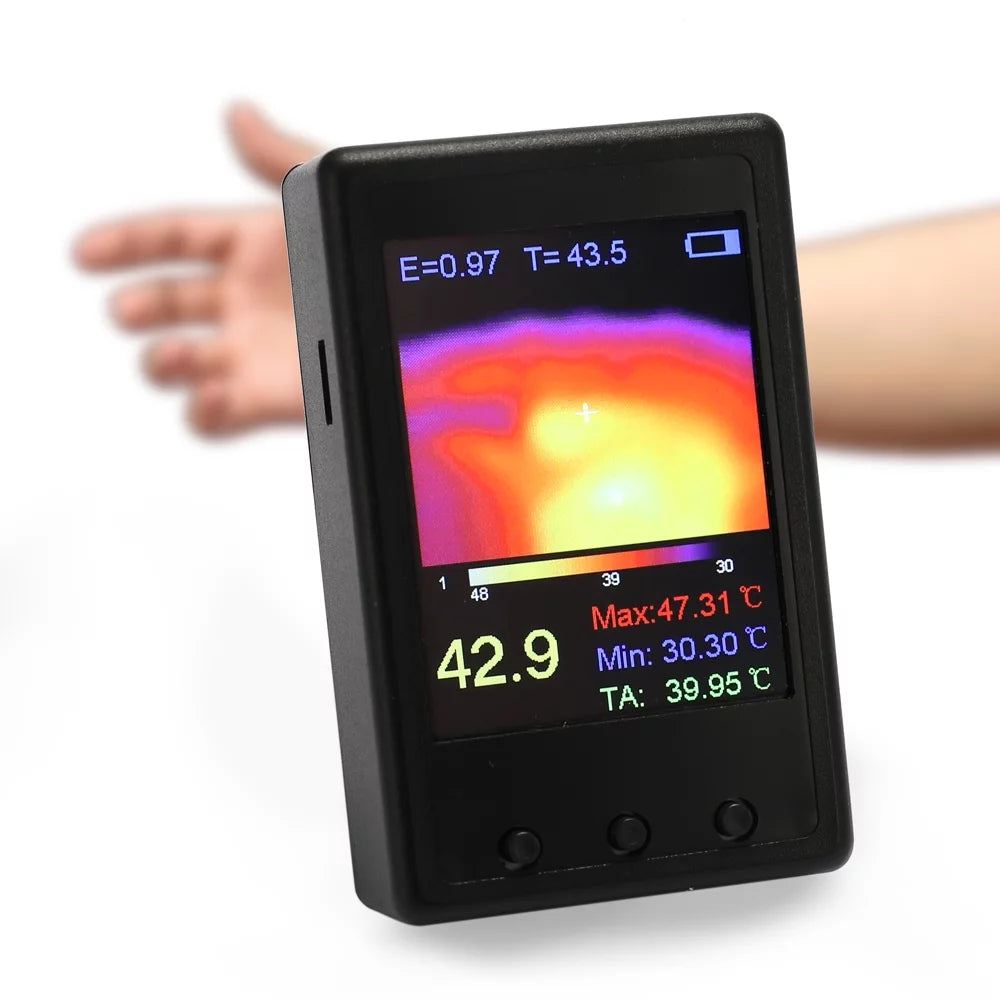 Thermal Imager,Thermal Camera Temperature Infrared Inch Display Screen Precisions Thermal 2.4 Inch Display Portable Handheld Camera Display Screen Portable With 7m Ir Camera With 7m 8 * 8 - Curated Treasures Market