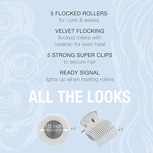 Ceramic Hot Rollers for All Hair with Clips 7k