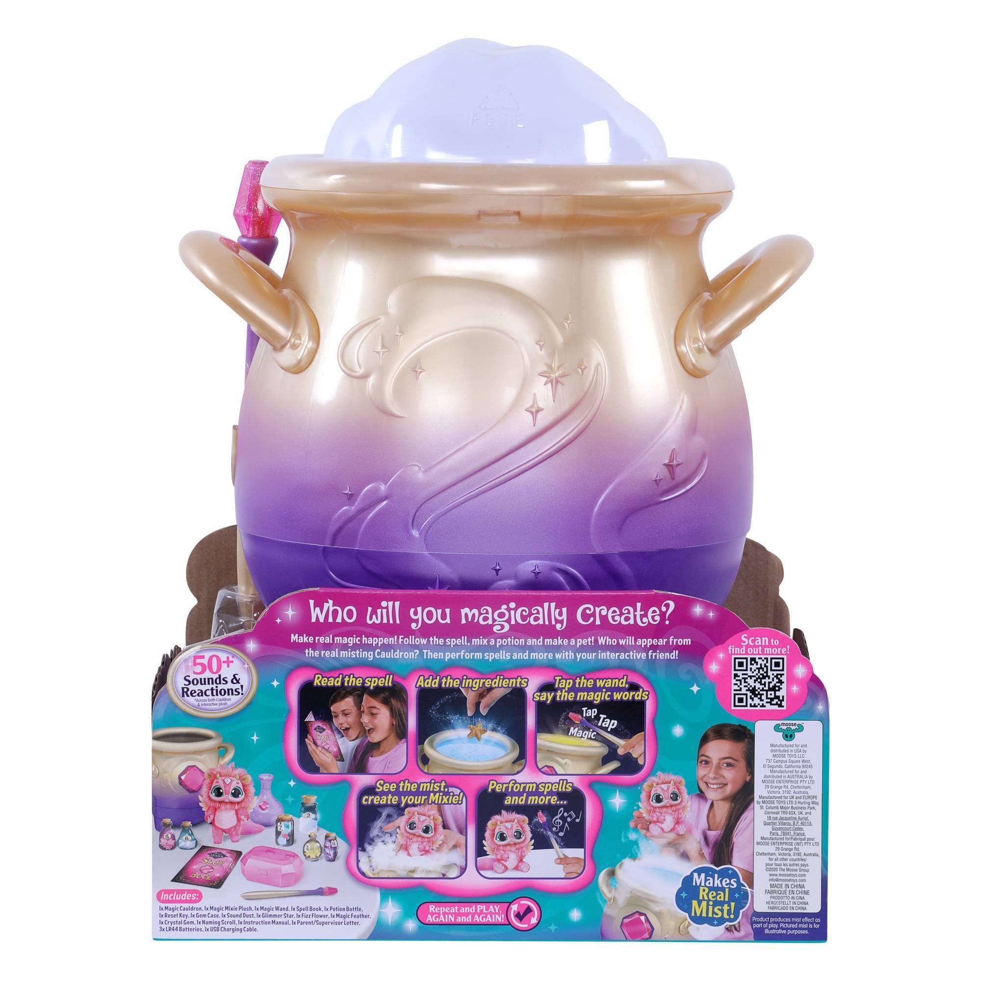 Magical Misting Cauldron Interactive Pink Toy k7