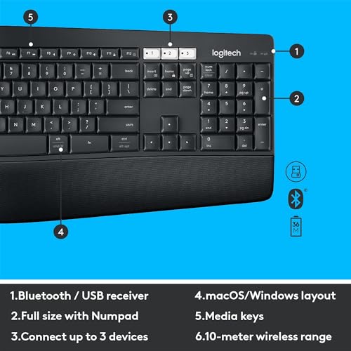 Wireless Keyboard and Mouse Combo 7q